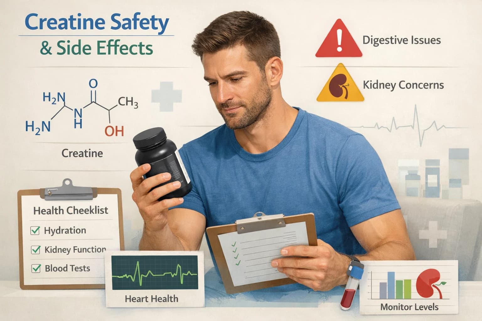 Creatine Safety: Side Effects, Myths, and Who Should Be Careful