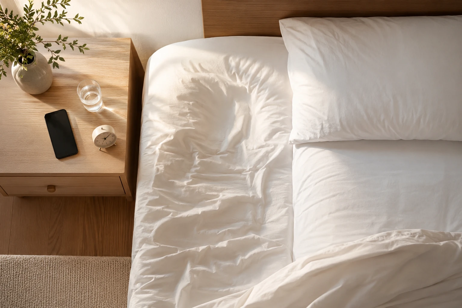 Schlafzimmer für die Schlafschulden-Erholung am Wochenende